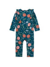Load image into Gallery viewer, Tea Collection Ruffle Baby Romper - Folk Floral
