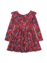 Load image into Gallery viewer, Tea Collection Ruffle Shoulder Ballet Dress - Vintage Flowers

