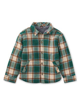 Load image into Gallery viewer, Tea Collection Teddy Fleece Jacket - Lake Plaid
