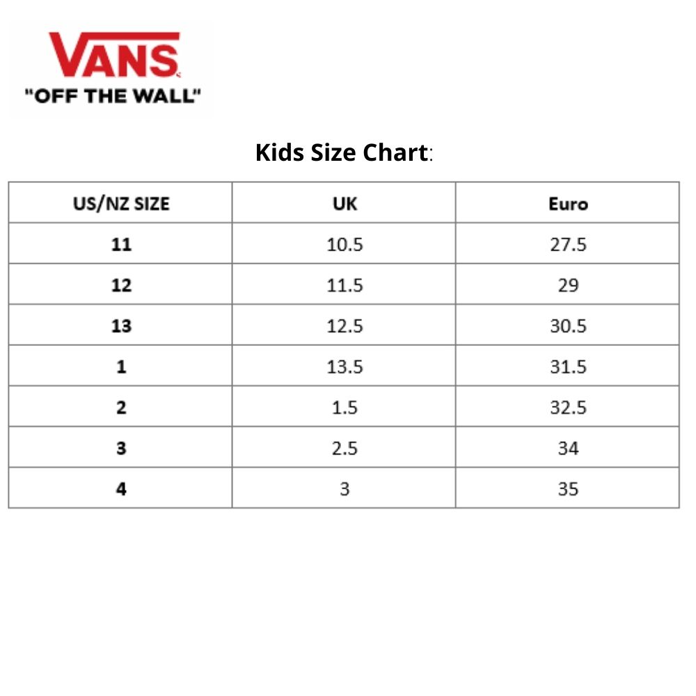 Kids size 12 sales vans