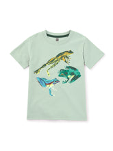 Load image into Gallery viewer, Tea Collection Frogs Graphic Tee - Mica
