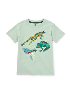 Tea Collection Frogs Graphic Tee - Mica