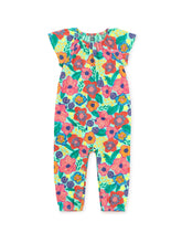 Load image into Gallery viewer, Tea Collection Flutter Sleeve Baby Romper - Painterly Floral
