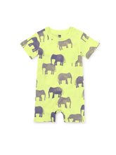 Load image into Gallery viewer, Tea Collection Pocket Baby Romper - Elephant Walk
