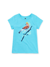 Load image into Gallery viewer, Tea Collection Roller Bird Graphic Tee - Cyan
