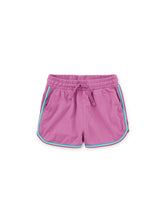Load image into Gallery viewer, Tea Collection Rainbow Track Shorts - Mulberry
