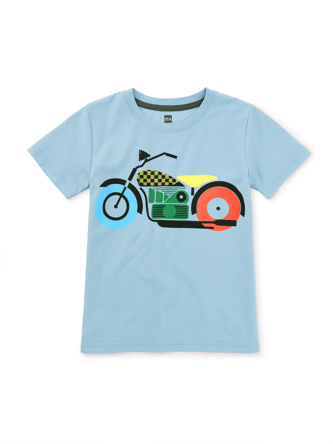 Tea Collection Motorcycle Graphic Tee - Cloud