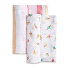 Load image into Gallery viewer, Aden + Anais Cotton Muslin Swaddle 2-Pack
