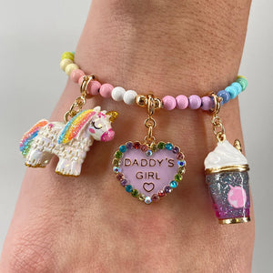 Charm It - Gold Unicorn Smoothie Charm