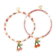 Load image into Gallery viewer, Djeco Beaded Bracelet Kit - Tila &amp; Cherries
