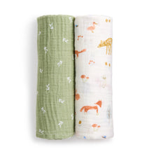 Load image into Gallery viewer, Aden + Anais Cotton Muslin Swaddle 2-Pack

