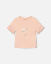 Load image into Gallery viewer, NEW! Deux Par Deux Printed Shirt - Blush Pink
