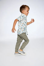 Load image into Gallery viewer, NEW! Deux Par Deux Baby Stretch Twill Jogger - Castor Grey
