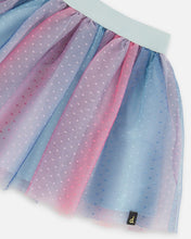 Load image into Gallery viewer, Deux Par Deux Striped Tulle Skirt - Rainbow
