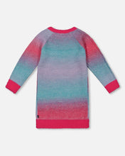 Load image into Gallery viewer, Deux Par Deux Knitted Dress - Multicolor Gradient
