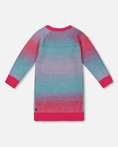 Deux Par Deux Knitted Dress - Multicolor Gradient