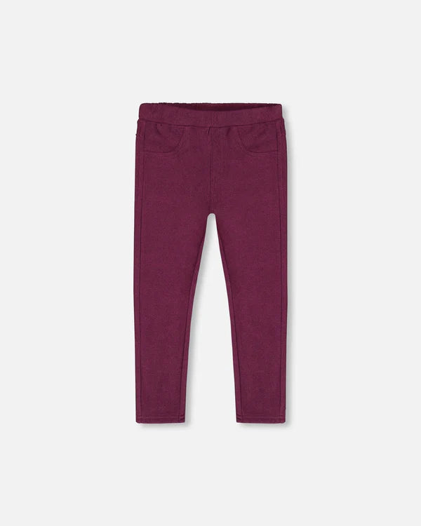 Deux Par Deux Leggings - Amaranth