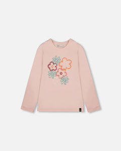 Deux Par Deux Long Sleeve Tee - Lotus Pink