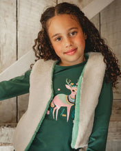 Load image into Gallery viewer, Deux Par Deux Long Sleeve Tee - Jasper Green
