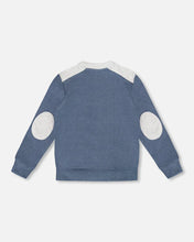 Load image into Gallery viewer, Deux Par Deux Long Sleeve Top - Navy Blue
