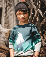 Load image into Gallery viewer, Deux Par Deux Long Sleeve Tee - Bottle Green Gradient
