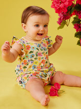 Load image into Gallery viewer, Tea Collection Flutter Baby Romper- Sketched Wild Flowers
