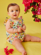 Load image into Gallery viewer, Tea Collection Flutter Baby Romper- Sketched Wild Flowers
