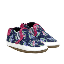 Load image into Gallery viewer, Robeez Leah Floral Soft Sole Shoes

