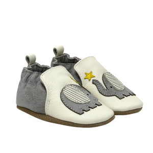 Robeez Elephant Stars Soft Sole Shoes