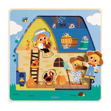 Load image into Gallery viewer, Djeco 3-Level Puzzle - Chez Moo
