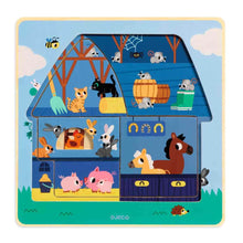 Load image into Gallery viewer, Djeco 3-Level Puzzle - Chez Moo
