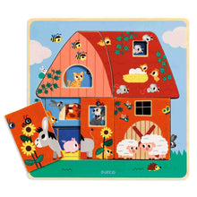 Load image into Gallery viewer, Djeco 3-Level Puzzle - Chez Moo
