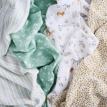 Load image into Gallery viewer, Aden + Anais Cotton Muslin Swaddle 4-Pack
