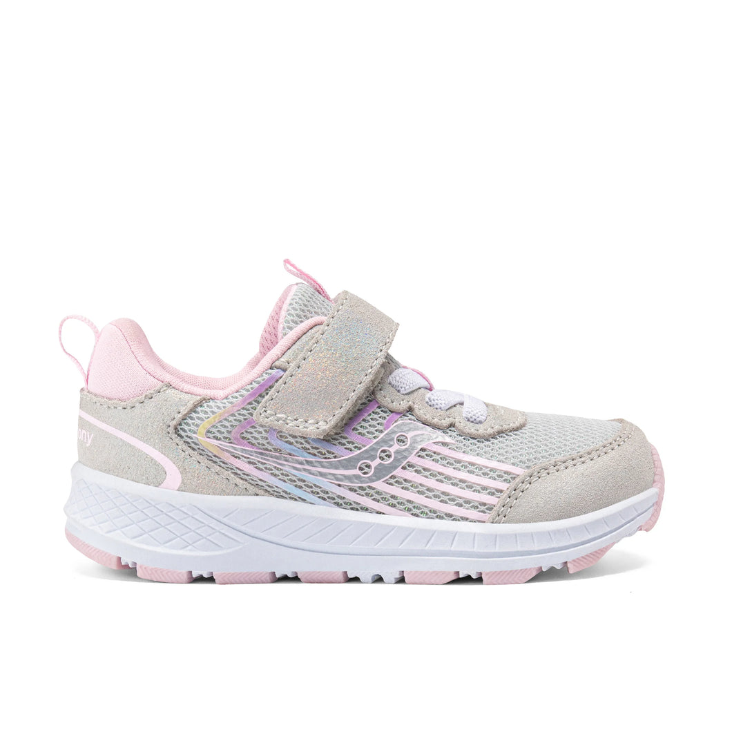 NEW! Saucony Wind 3.0 Jr Sneaker - Gold/Rainbow