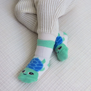 Robeez 3-Pack Baby Socks - Turtle-y Cute