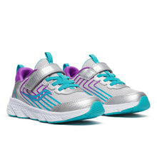 Load image into Gallery viewer, NEW! Saucony Wind 3.0 Sneaker - Silver/Turquoise
