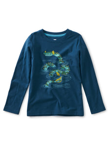 Tea Collection Long Sleeve Graphic Tee - Nessie