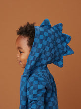 Load image into Gallery viewer, Tea Collection Baby Spike Out Hoodie - Striped Checkerboard

