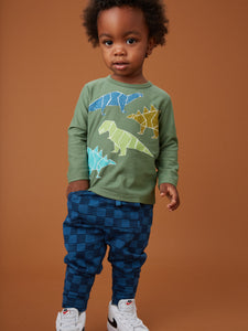 Tea Collection Baby Long Sleeve Graphic Tee - Dino Friends