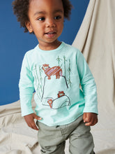 Load image into Gallery viewer, Tea Collection Baby Long Sleeve Graphic Tee - Bear Friends
