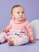 Load image into Gallery viewer, Tea Collection Baby Ruffle Collar Romper - Star Flower
