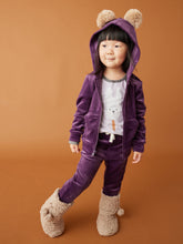 Load image into Gallery viewer, Tea Collection Very Velour Joggers - Purple Punch
