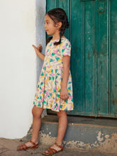 Load image into Gallery viewer, Tea Collection Short Sleeve Ballet Dress- Parrot Polka
