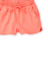 Load image into Gallery viewer, Tea Collection Pom Pom Gym Shorts- Sunset Pink
