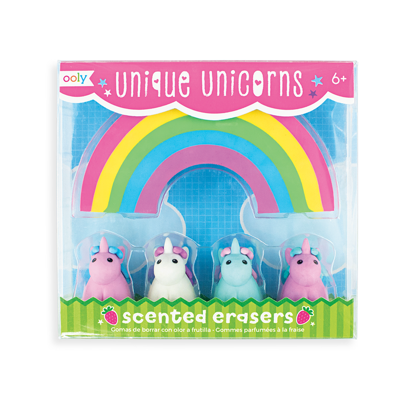 Ooly Unique Unicorns Scented Erasers