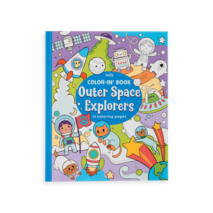 Ooly Outer Space Explorers Colouring Book