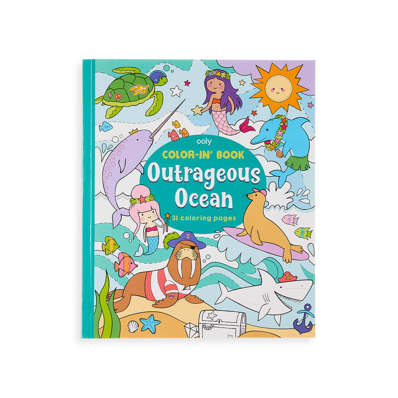 Ooly Outrageous Oceans Colouring Book