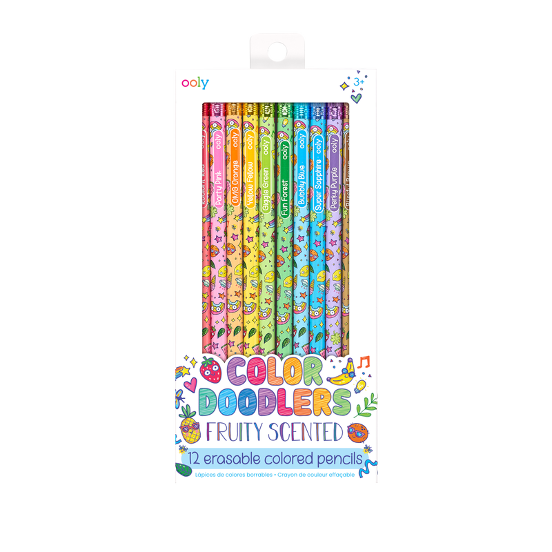 Ooly Fruity Scented Erasable Coloured Pencils