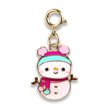 Load image into Gallery viewer, Charm It - Swivel Snowman Charm
