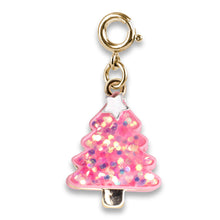 Load image into Gallery viewer, Charm It - Pink Christmas Tree Charm
